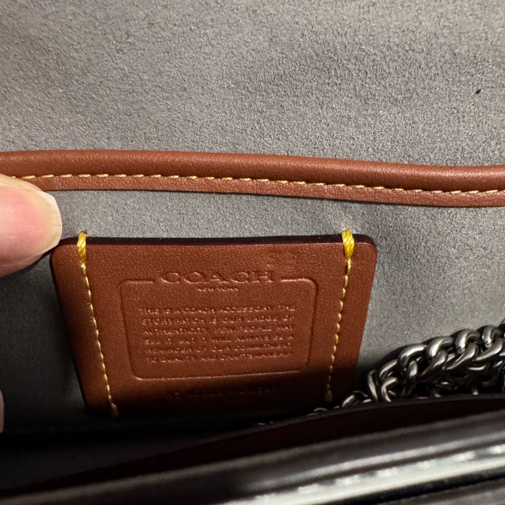 Coach Tabby Metallic Wristlet - Picture 13 of 13